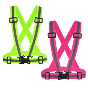 Equipo de Chaleco Reflectante para Correr 2 Pack