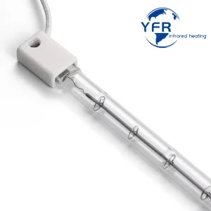 300mm-2000mm Lâmpadas Infravermelhas Refletor Branco Sk15 Lâmpada de Aquecimento Infravermelha de Tubo Halógeno de Quartzo Emissor de Luz Calor Lâmpada de Aquecimento Infravermelho de Onda Curta para Aquecimento