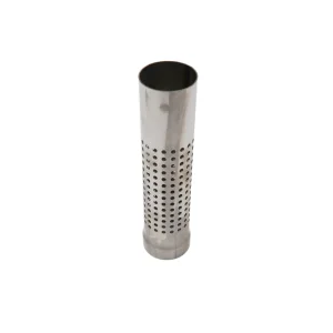 Best-Selling Durable Stainless Steel High-Flow Muffler with Perforated Inner Exhaust Pipe