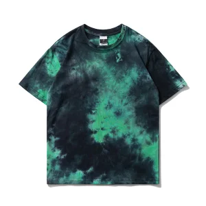 Tie Dye Graphic Tee 100 Cotton Unisex Streetwear
