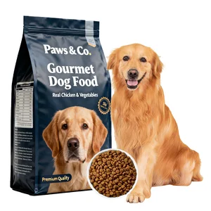 Premium Organic Non-GMO 100% Natural Grain Free Dog Food-High Protein Nutritious Delicious Balanced Diet Competitive Wholesale