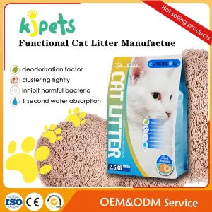 New Technology Color Changing Cat Litter No Dust Water Absorption Pure Plant-Based pH Tofu Cat Litter