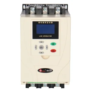 Arrancador suave de duty continuo en línea con control semiconductor para un arranque suave del motor 15kw