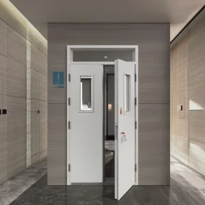 One and a Half Hour Fire Rated Steel Doors for Apartment Fire Protection