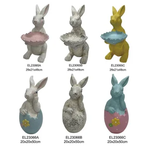 Wholesale Rabbit on Egg Stand Dish Holder