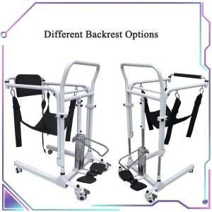 Electric Patient Lift Sling with Hydraulic Hoist for Seniors