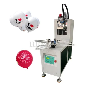 Easy Operation Rotary Balloon Logo Screen Printing Machine