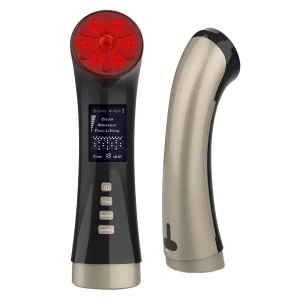 4-in-1 Facial Massager for Face &amp; Neck Skin Rejuvenation Lifting &amp; Tightening Reduces Wrinkles &amp; Puffiness Enhances Infusion