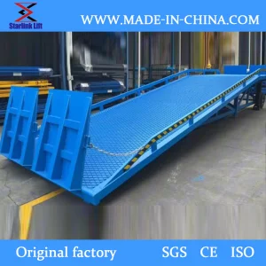 with CE Hydraulic Container Unloading Equipment Mobile Loading Dock Ramps Yard Ramp