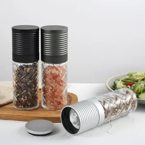 High-Quality Customized Aluminum Alloy Hand Salt and Pepper Grinder Service