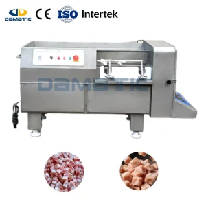Máquina de Dicer Peixe de Alta Resistência para Processamento Industrial de Carne Congelada