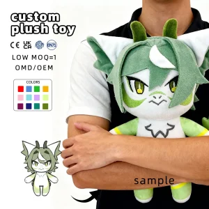 Juguete de peluche personalizado de dragón peludo