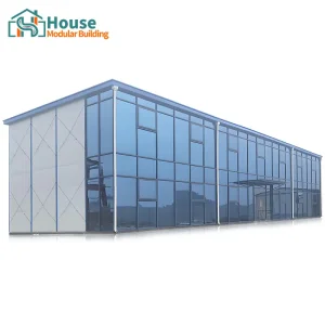Wholesale Single-story red T-shaped prefabricated house