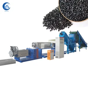 Pelletizadora de Reciclagem de Plástico de Resíduos de Polipropileno Woven de Duplo Estágio / Máquinas de Granulação de Plástico