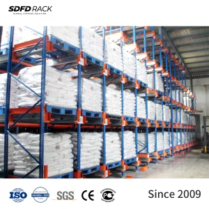 Industrial Warehouse Storage Rack Automated Radio Shuttle Racking System Durable Steel Multi-Layer Heavy Duty Pallet Racks