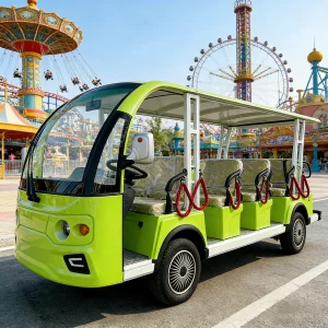 WOLAN Manufacturer 14 Seater Intelligent Controller Smart Electric Golf Cart 7.5kW Lithium Battery
