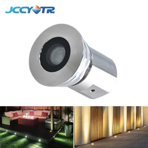 Source Factory Mini 3W LED Inground Light 304 Stainless Steel IP68 Waterproof High Power Landscape Buried Well Lamp Wholesale