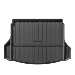 4 Alfombrillas de piso universales de TPE para automóviles PCS, doble capa, protección contra todas las condiciones climáticas, totalmente cubiertas, antideslizantes para Niissan