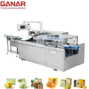 Máquina de Embalagem de Caixa de Cartonagem Automática para Biscoito