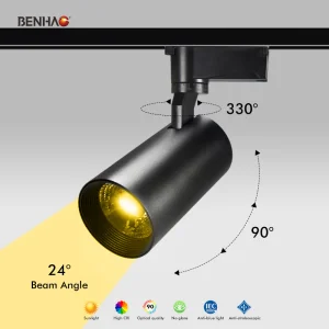 Factory Wholesale Recessed/Pendant/Exposed Smart Dimmable 2/3/4 Wire Zigbee DMX LED Light Ceiling Interior Aluminum 18-30W Tracklight for Ka Store Exhibition