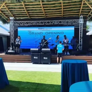 Indoor and Outdoor Shows Curved Stage Background LED Display