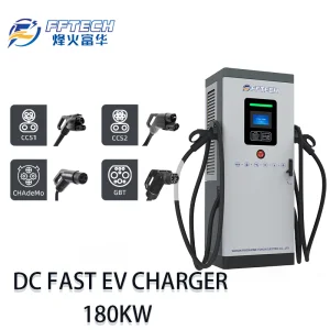 Advanced High-Efficiency EV Charging Station Dual Connector