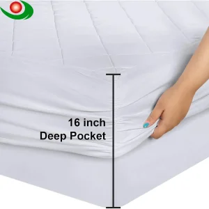 Famous CloudSoft Quilted Waterproof Mattress Protector