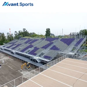 Large Steel Bleacher with Functional Room Stand System