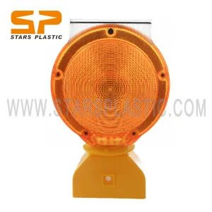 Solar Power High Bright LED Traffic Safety LED Flashing Barricade Warning Light Cone Light