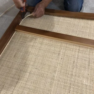 Semi-Bleached Raw Rattan Cane Peel for Weaving Material
