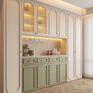 Luxury Solid Wood Modular Buffet