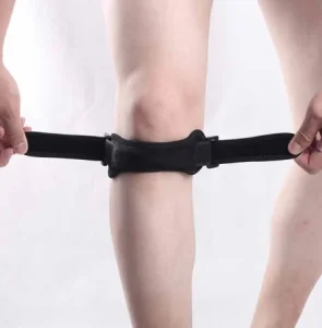 Factory High Quality Adjustable Brace Knee Sleeve Wrap Cap Stabilizer Sports Protection Patellar Belts