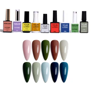 15 ML Organic Vegan High Pigment Non-Toxic Quick Dry LED UV Environment-Friendly Gel Polish Set