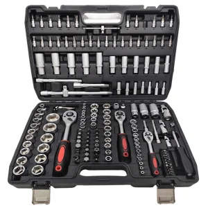 Conjunto de Ferramentas Manuais para Reparos Automotivos
