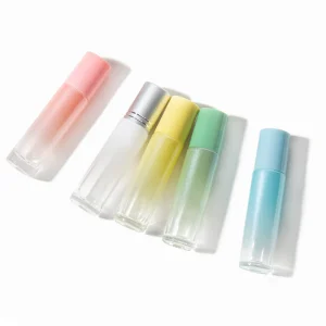 10ml Colorful Perfume Roll on Bottle with Glass/Metal Ball Roller for Deodorant Essential Oil