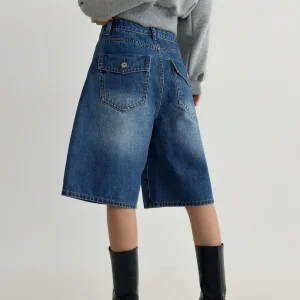 Korean Style Summer Pants Breathable Loose Jeans