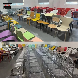 Plastic Used Second Hand Molds Armless Armrest Baby School Outdoor Indoor Euro Wedding Fashion Stool Office Modern Rattan Chair Injection Table Mould