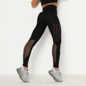 Women Designer Fashion Mesh Sexy Ladies Yoga Pants