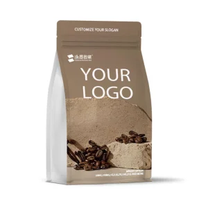 Coffee Packaging Kraft Paper Pouch with Valve for Tea Coffee Plastic Bag