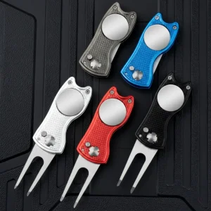 Aluminum Alloy Golf Forks Lawn Tools Folding Springs Available