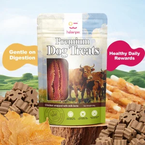 Comida para perros natural deshidratada al aire, alta en calcio, carne fresca pura, golosinas naturales para mascotas