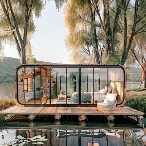 Smart Office Pod Capsule House Garden Home