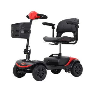 Folding Power 24V/200W Motor Lead-Acid 24V12ah Battery Disabled Handicap Adult Electric Mobility Scooter for Kids Disabled with Seat