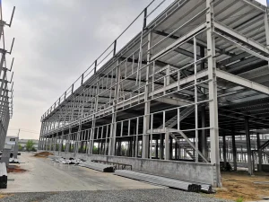 Construction of Prefabricated Steel-Frame Multi-Story Apartment Buildings