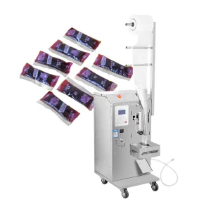 DZD-220Y Small Dipping Sauce Ketchup Honey Pouch Filling Liquid Tomato Milk Fruit Juice Paste Sachet Packing Machine