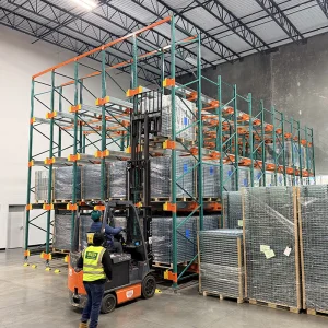 Cold Storage Radio Shuttle Rack System Heavy Duty Warehouse Pallet Storage Automation and Logistics Solutions