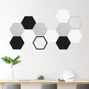 Polyester Acoustic Diffuser Panels - Noise Reduction 3D Wall Covering