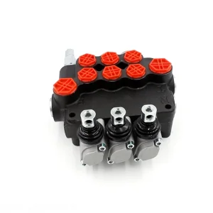 Hydraulic Pneumatic Control Valve 3-Spool P80A Monoblock Directional Control Valve Wholesale &amp; Distribution