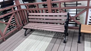 Durable Waterproof WPC Wood Plastic Composite Board Panel Bench Chair for Outdoor Indoor Use