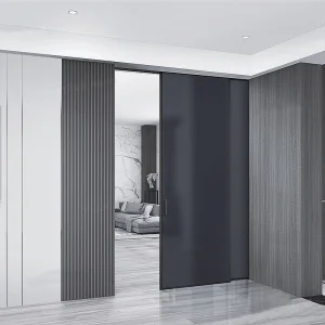 Xin Dafu Xdf330 Modern Aluminum Alloy Revolving Door with Tempered Glass Anti-impact Rated Sound Insulation Off-axis Pivot Door